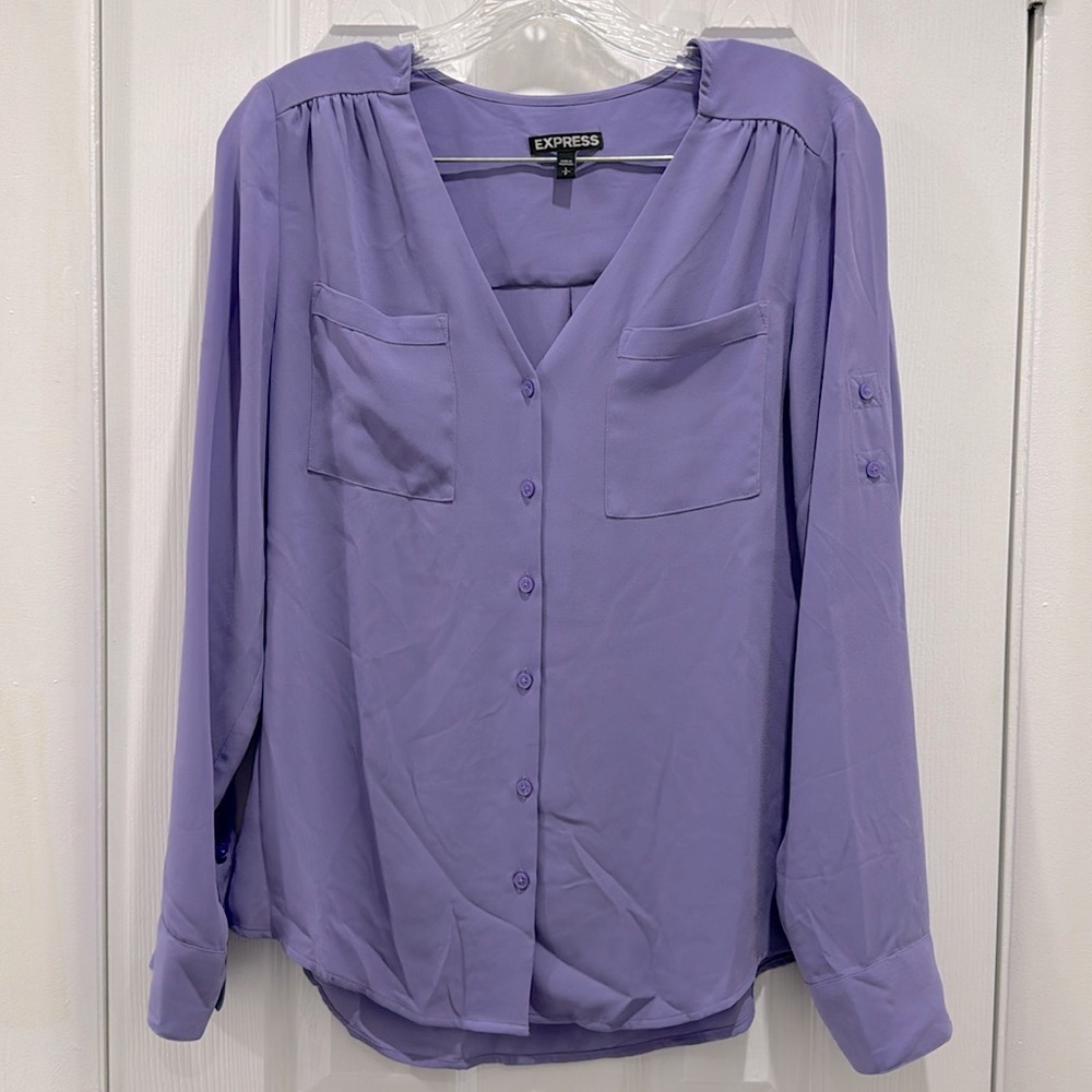 Express Portofino Two-Pocket Blouse